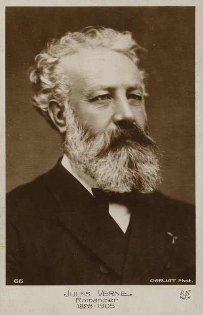 Jules Verne (1828-1905), französischer Schriftsteller von French Photographer