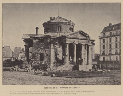 Die Kommune von Paris, Rotunde der Barriere du Combat von French Photographer