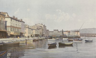 La Seyne, Blick auf den Kai (Kleine Reede von Toulon) von French Photographer
