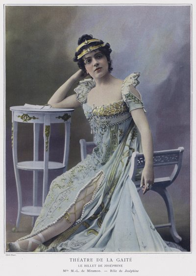 Marie-Louise de Miramon als Josephine in Le Billet de Josephine von French Photographer