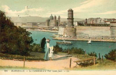 Marseille, Die Kathedrale, Das Fort Saint-Jean von French Photographer