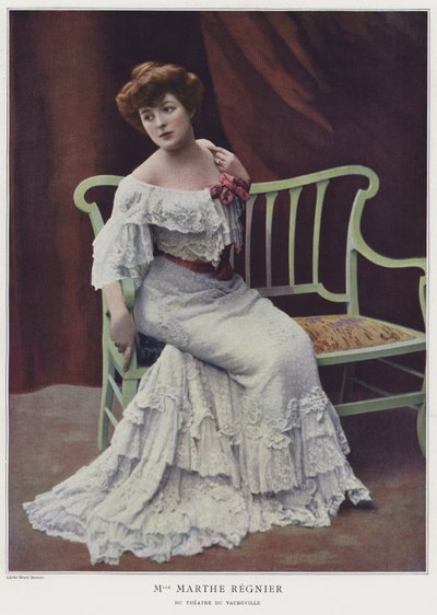 Marthe Regnier, französische Schauspielerin von French Photographer