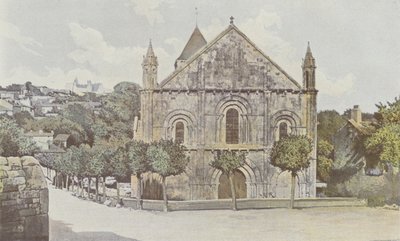 Melle, Kirche Saint-Hilaire, Gesamtansicht O von French Photographer
