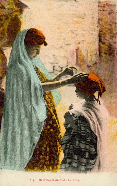 Muslimische Frau und Kind von French Photographer