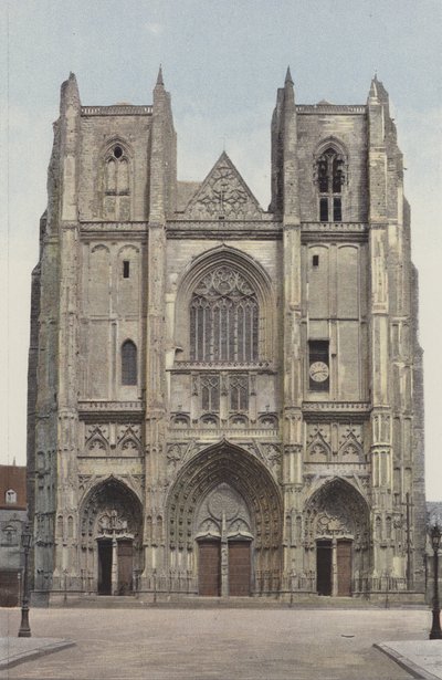 Nantes, Kathedrale, Fassade O von French Photographer