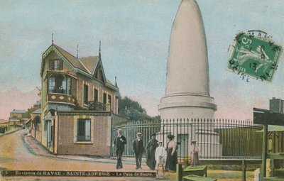 Pain de Sucre (Zuckerhut-Denkmal) in Sainte-Adresse bei Le Havre. Mausoleum zum Gedenken an Charles Lefebvre-Desnouettes von French Photographer