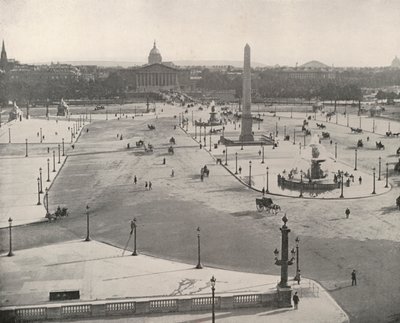Paris: Südansicht über den Place de la Concorde von French Photographer