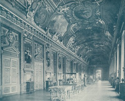 Paris: Galerie des Apollo, Louvre Museum, Blick nach Norden von French Photographer
