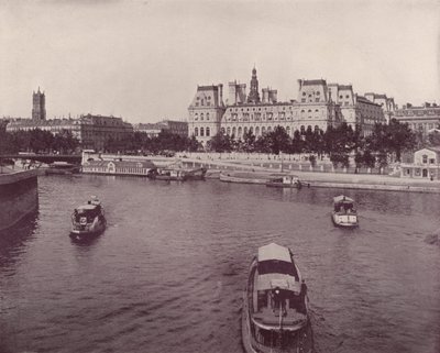Paris: Hôtel de Ville, von der Flussseite von French Photographer