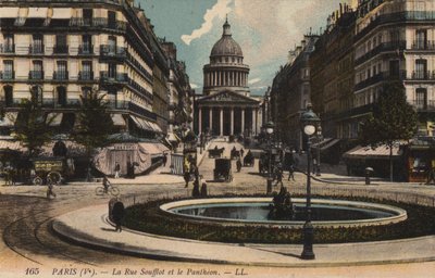 Paris, Die Rue Soufflot, Das Pantheon von French Photographer