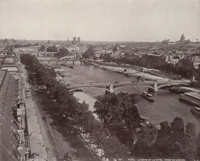 Paris: Blick auf die Seine und die Stadtinsel von French Photographer