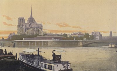 Paris, Blick auf die Spitze der Île de la Cité von French Photographer