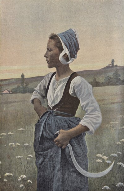Bretonische Bäuerin von French Photographer