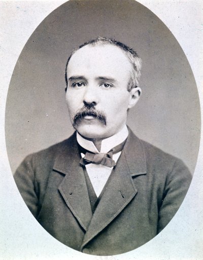Fotografie von Georges Clemenceau jung (1841 - 1929) um 1870 - 1880 von French Photographer