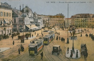 Place Massena und das Casino, Nizza von French Photographer