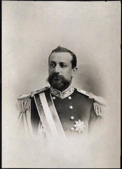 Porträt von Albert I. von Monaco (1848-1922), Fürst von Monaco von French Photographer