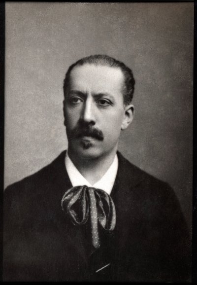 Porträt von Charles Marie Jean Albert Widor (1844-1937), französischer Organist, Komponist und Lehrer von French Photographer