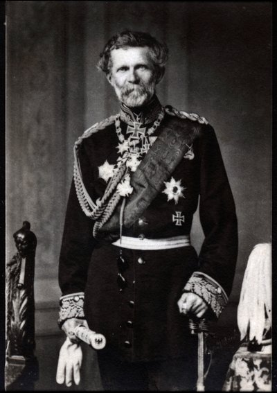 Porträt von Edwin Freiherr von Manteuffel (1809-1895), deutscher Feldmarschall von French Photographer