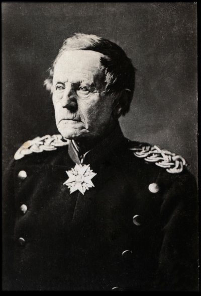 Porträt von Helmuth Karl Bernhard von Moltke der Ältere (1800-1891), deutscher Feldmarschall von French Photographer