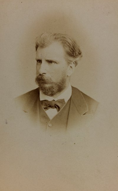 Porträt von William Bouguereau, französischer Maler, carte de visite von French Photographer