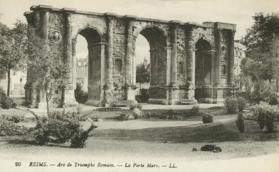 Reims, Römischer Triumphbogen, Das Mars-Tor von French Photographer
