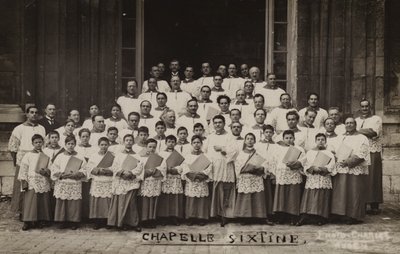 Chor der Sixtinischen Kapelle von French Photographer
