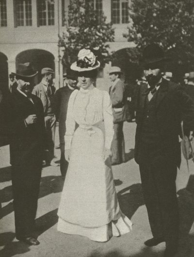 Die Dame in Weiß, die Dreyfus-Prozesse von French Photographer