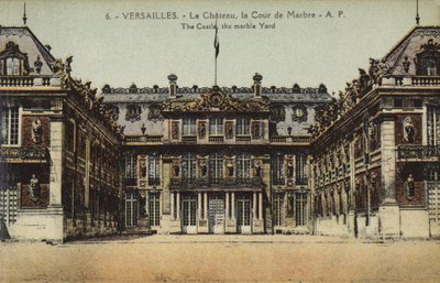 Der Marmorhof, Schloss Versailles von French Photographer