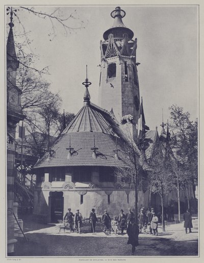 Der Pavillon von Finnland auf der Weltausstellung 1900, Paris von French Photographer
