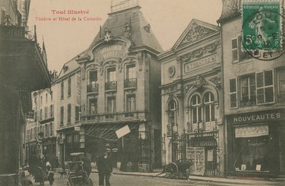 Theater und Hotel de la Comedie, Toul, Frankreich von French Photographer