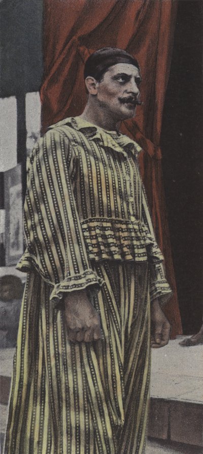 Reisender Schausteller (Farbfoto) von French Photographer