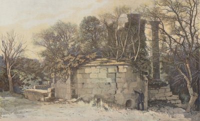 Vernegues, Ruinen der Kapelle Saint-Cesaire und des Tempels der Maison-Basse von French Photographer
