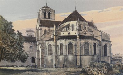 Vezelay, Kirche der Madeleine, Apsis, Südostseite von French Photographer