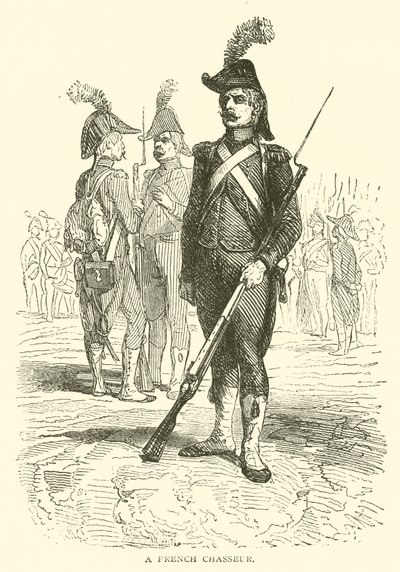Ein französischer Jäger (Stich) von French School