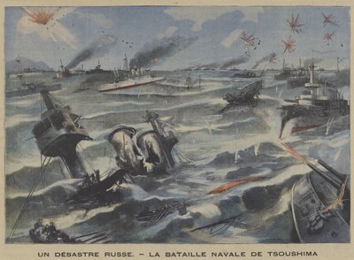 Eine russische Katastrophe: Niederlage in der Schlacht von Tsushima, Russisch-Japanischer Krieg von French School