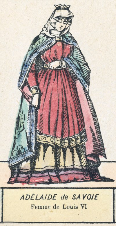 Adelaide von Savoyen, Frau von Ludwig VI. von French School