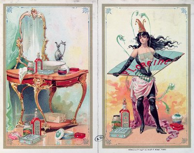 Werbung für Floreine-Kosmetik, ca. 1900 von French School