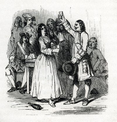 Affäre der Gifte (Gravur) 1846 von French School
