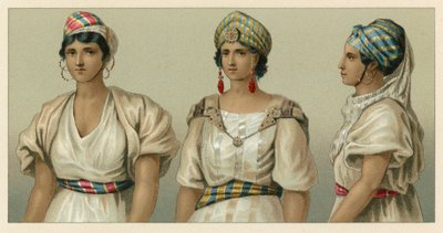 Afrikanisches Kostüm von French School