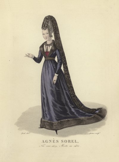 Agnes Sorel, Geliebte von König Karl VII. von Frankreich von French School