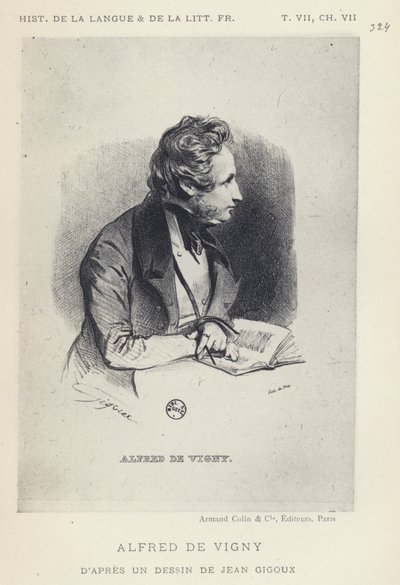 Alfred De Vigny von French School