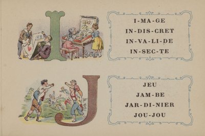 Alphabet De La Phosphatine Falieres (Farblithografie) von French School