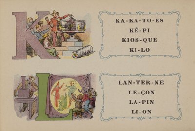 Alphabet De La Phosphatine Falieres (Farblithografie) von French School