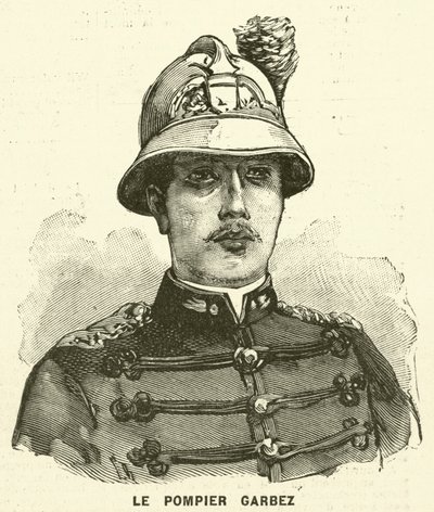 Alphonse Garbez, französischer Feuerwehrmann von French School