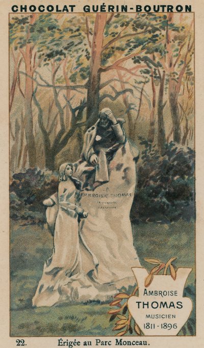 Ambroise Thomas, Musiker, 1811-1896, errichtet im Parc Monceau von French School