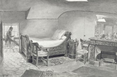 Ein Atelier eines Künstlers in Paris, ca. 1830 von French School