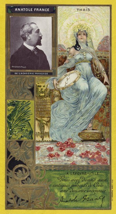 Anatole France, französischer Schriftsteller von French School