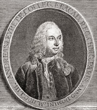 André Levret, 1703-1780. Französischer Geburtshelfer. Aus Les Heures Libres, veröffentlicht 1908. von French School