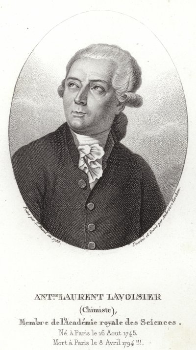 Antoine-Laurent de Lavoisier von French School