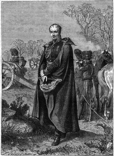 Antoine, Graf Drouot, französischer General (1774-1847) - in „Histoire de l